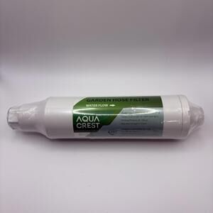 Aqua Crest Garden Hose Water Filter Replacement System New